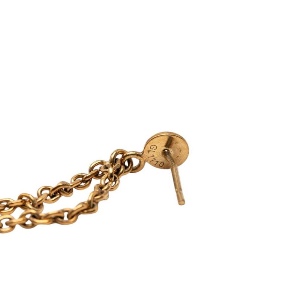 LOUIS VUITTON Gold Earrings - Picture 3 of 4